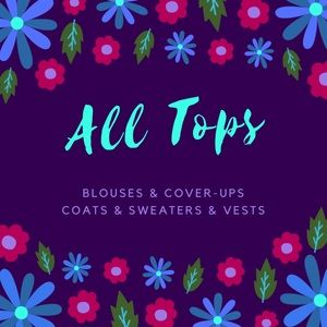 Blouses, Jackets, Sweaters, Vests